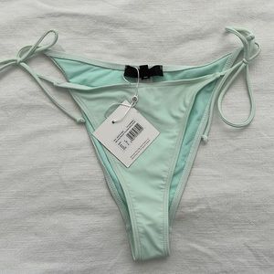 MissGuided mint green bikini bottoms